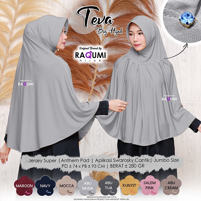 [Original Raqumi] Teva big hijab by Raqumi Hijab