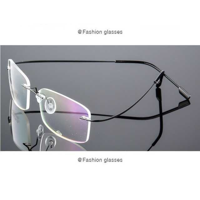 FONEX Frame Kacamata Frameless Titanium Ultra Light - JHY-295