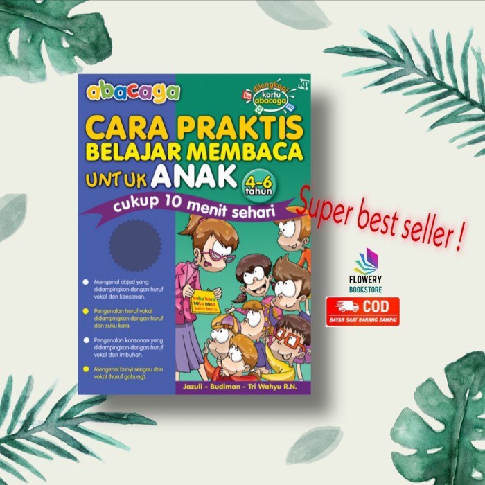 

❤BISA COD❤ abacaga; Cara Praktis Belajar Membaca untuk Anak (4-6 Tahun)