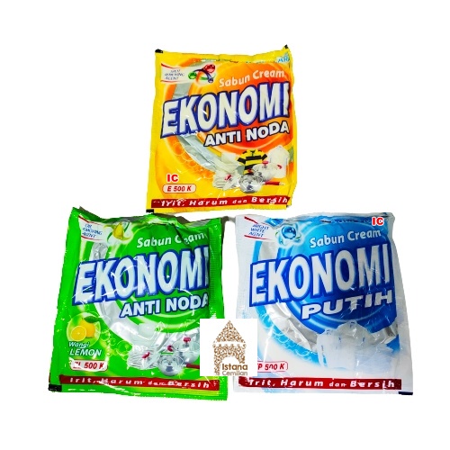 Ekonomi Sabun Cream Colek Anti Noda 145 gr ( 500 K ) | Cocok untuk Pakaian / Alat Makan