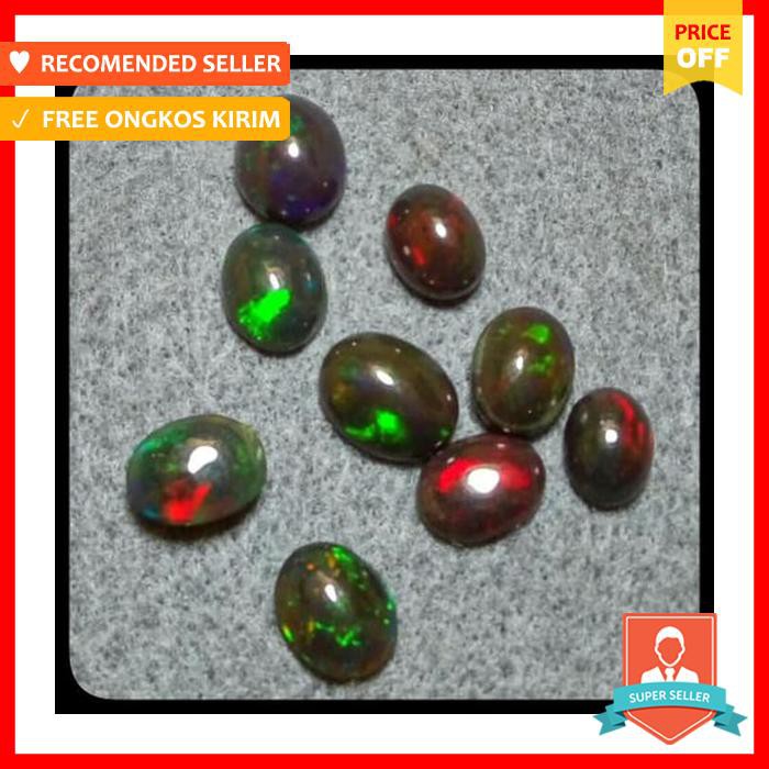 PASTI  NATURAL KALIMAYA BLACK OPAL AFRIKA LOSTONE ASLI NATURAL