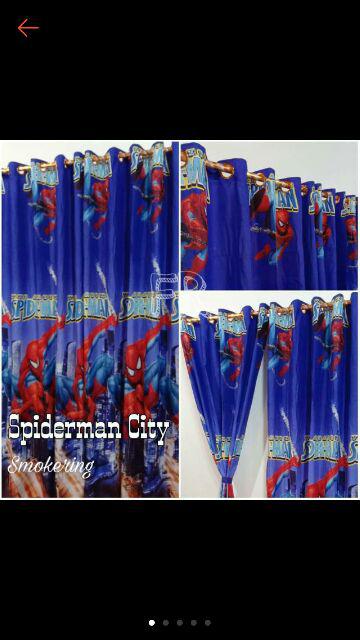 Terlaris Grosir Gorden Smokering Homemade Motif Big Gold Ukuran 120x220cm