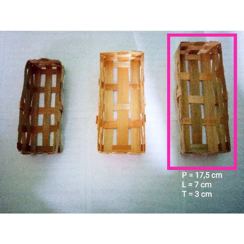 Keranjang,Besek, tempat ikan Tongkol, Ikan Pindang, Ikan Teri, Cue, tempat bumbu dan rempah