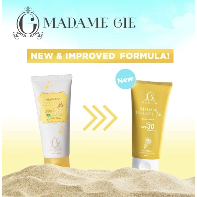 Madame Gie Madame Protect Me Sunscreen SPF 30 PA +++ with Calendula 60m