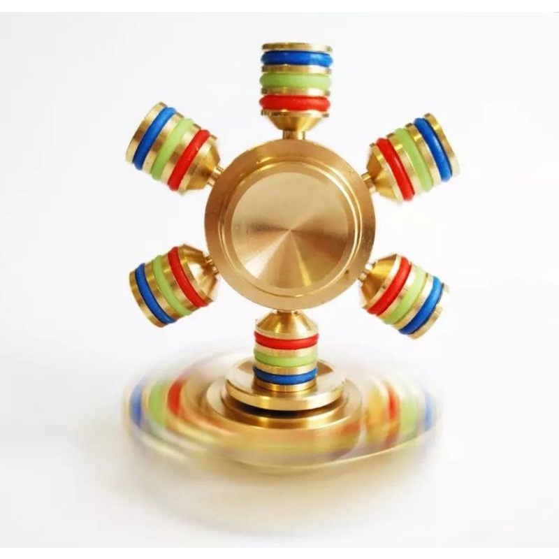 Mainan Spinner Besi 6 Sisi / Spinner Besi Karakter Kirim Random