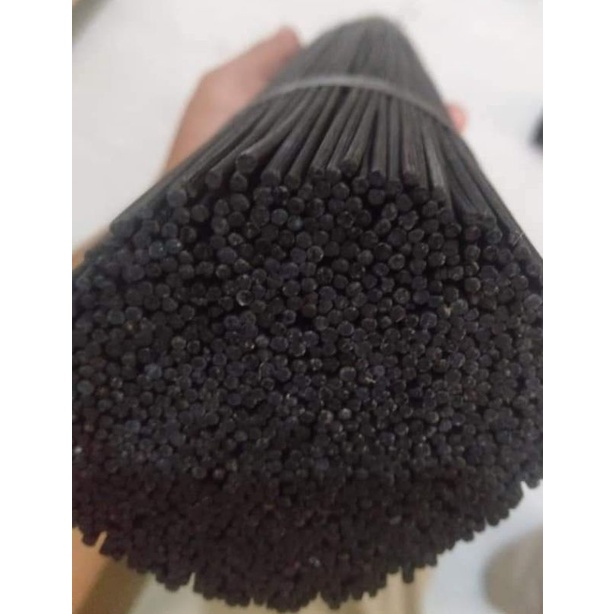 Jeruji hitam bambu APUS 2.5mm panjang 60cm 1ikat/ruji sangkar burung