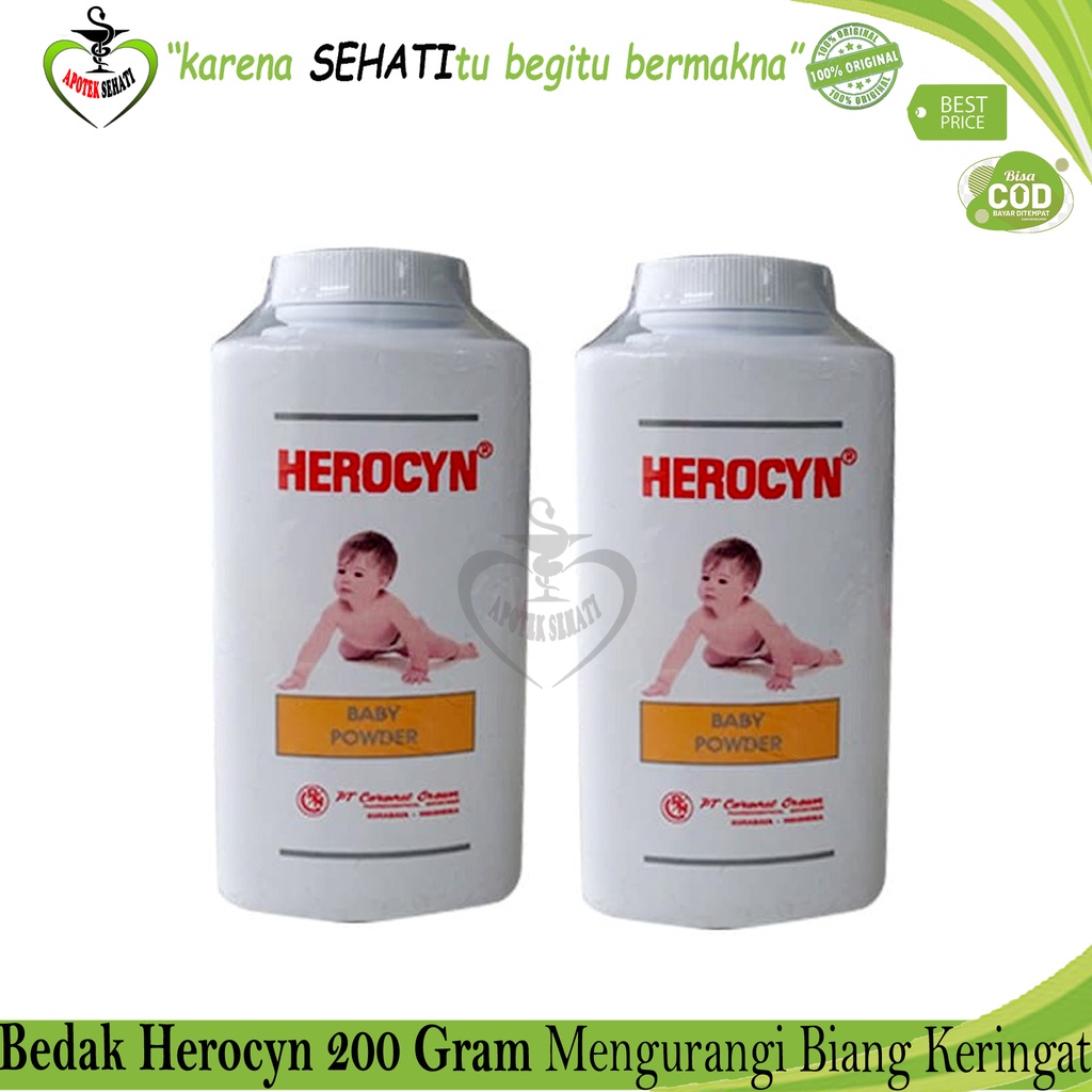 BEDAK HEROCYN BABY OBAT UNTUK KULIT ISI 200 GRAM