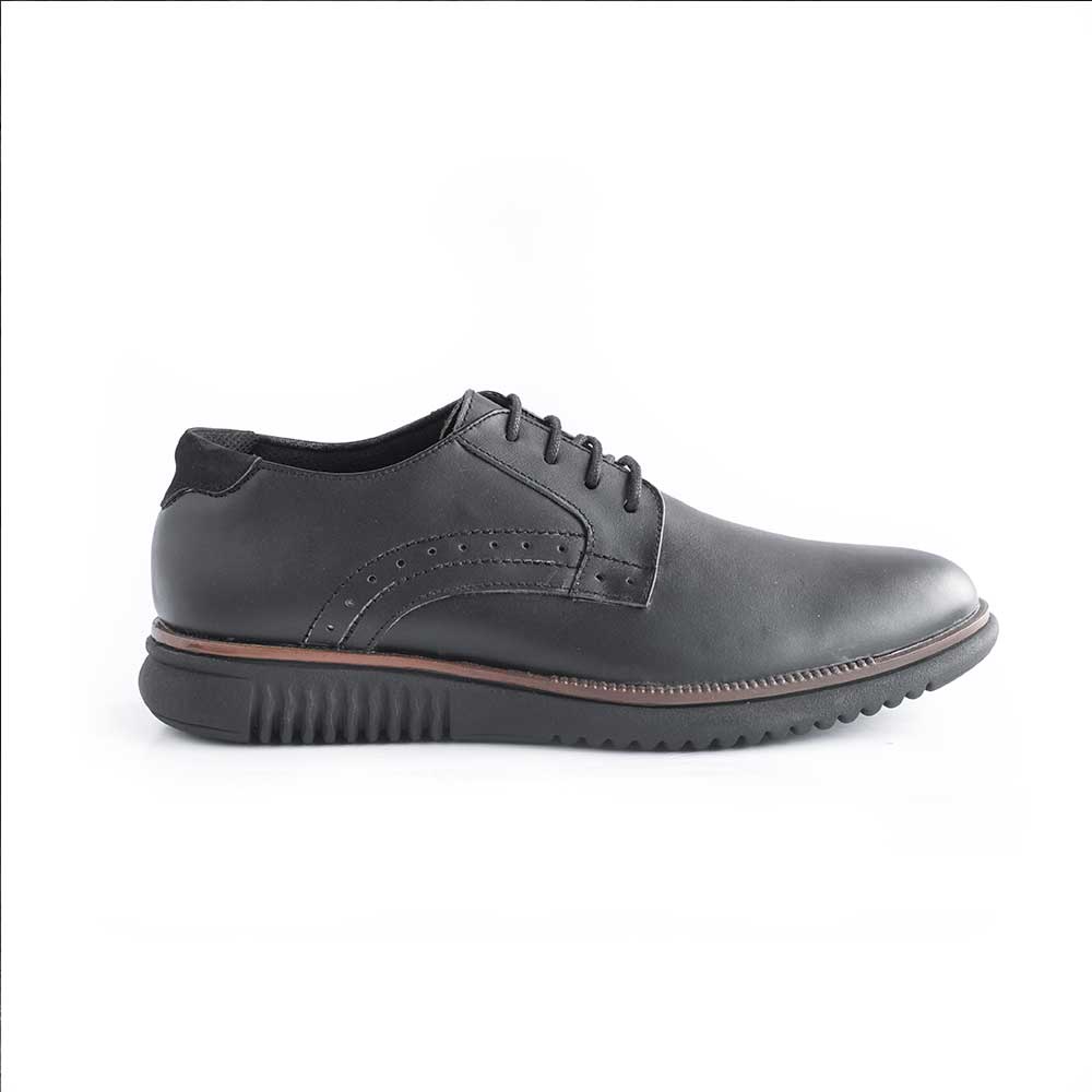 Sepatu Casual Kulit - Winshor - Grandos - Black