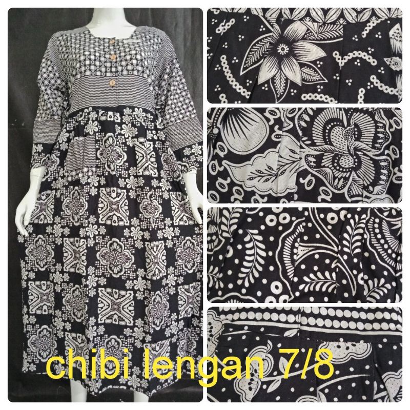 Daster hap homedress batik daster rumahan lengan