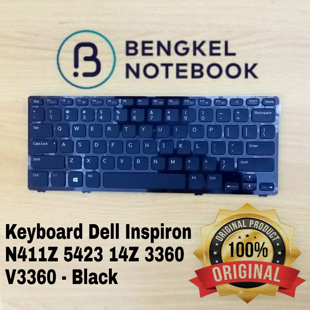 Keyboard DELL Inspiron N411Z 5423 14Z 5423 3360 1618l 13Z-5323 Black