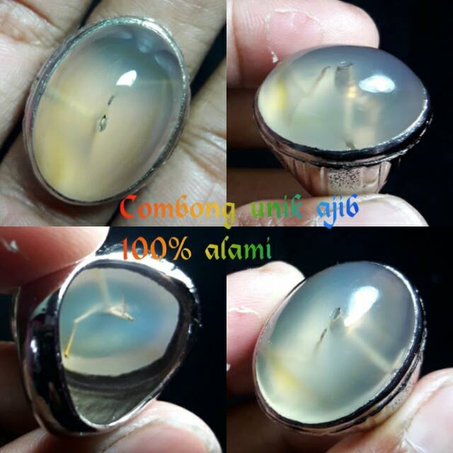 NATURAL BATU AKIK ANGGUR COMBONG SUSUP KERISTAL WANA UNIK PILIHAN 20