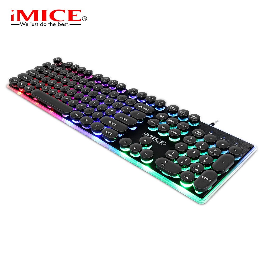 iMice Gaming Keyboard RGB Backlit - AK-700 - Black