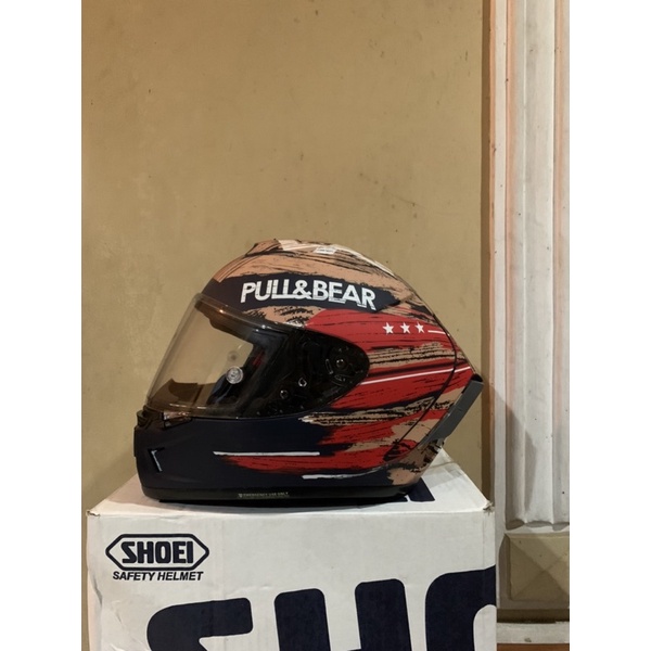 Shoei clone grade A Rodeo  retak spoiler & patah clip