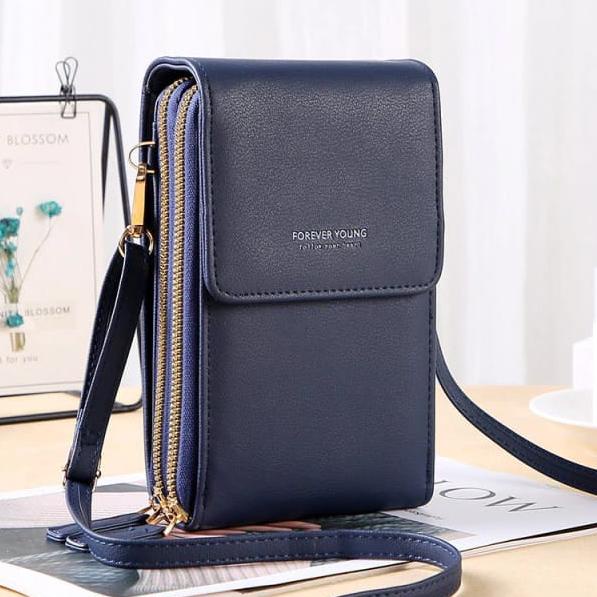 Sangat Nyaman.. Tas Selempang Tas HP Wanita Pocket Bahan Miniso Forever Young VR002