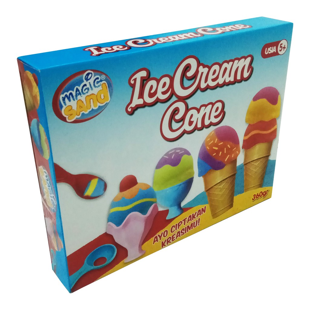 Cotton Magic Sand  Ice Cream Cone 400gr