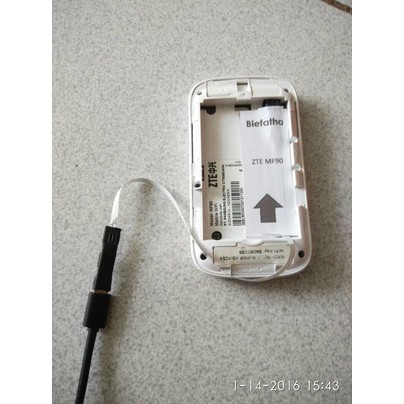 Dummy / Fake Battery / Baterai / Batre  Modem Wifi Bolt ZTE MF90