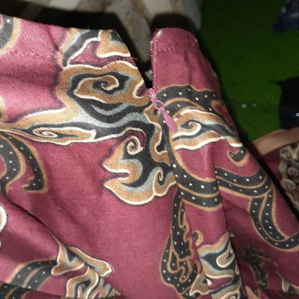 Batik Wanita Asj Sa Hrb026 Kenongo Kemeja Tosca Pendek