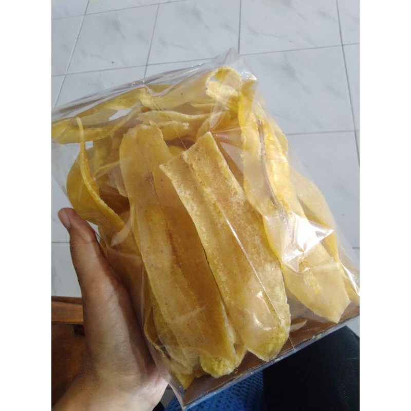 

Keripik Pisang Asin, Gurih, Renyah Endolita