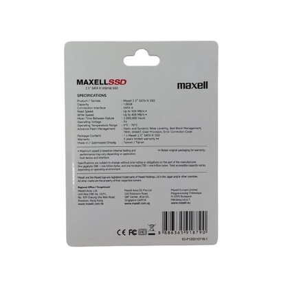 Maxell SSD 128 GB / SSD Maxell 128 GB / SSD 128gb / SSD 128 GB