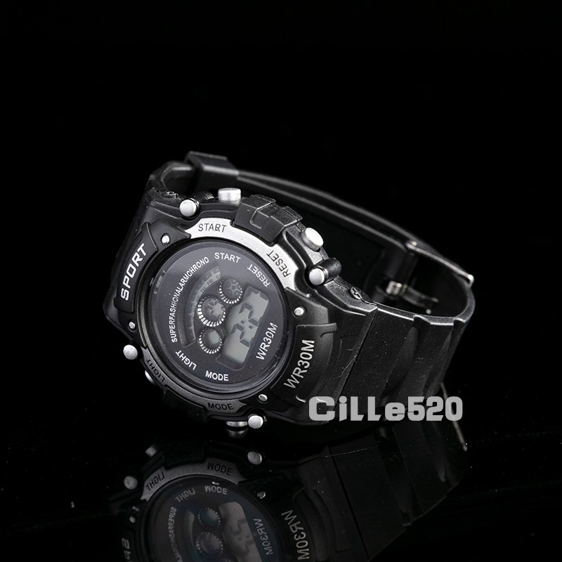 [MURAH  Jam tangan elektronik][ADA LAMPU]   Jam tangan elektronik  WANITA PRIA  Fashion MURAH-4