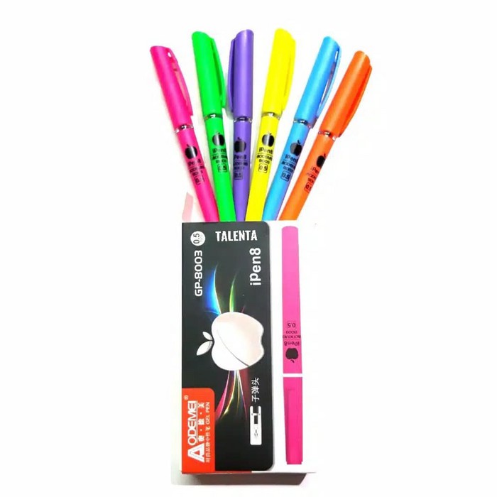 

Pulpen Pen Gel Apple IPen8 Grosir - Hitam/ATKProject