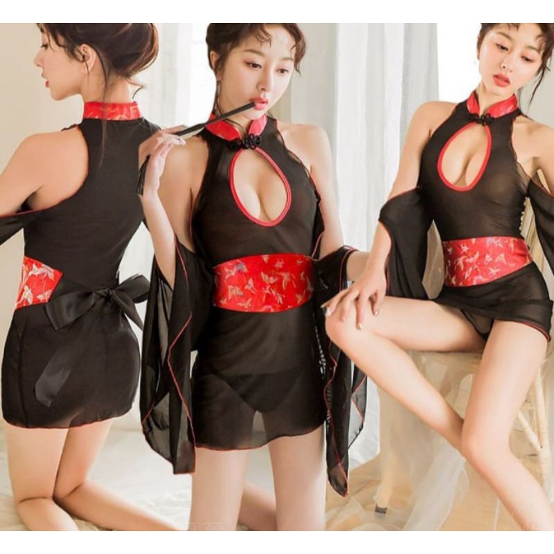 sexy lingerie cheongsam imlek