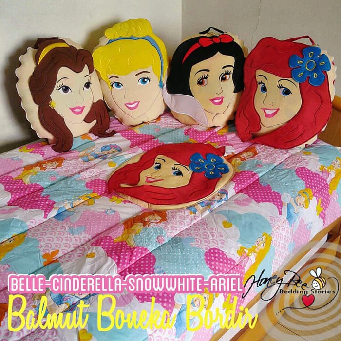 Fata_Selimut Dewasa Halus Ukuran Jumbo 180x140 Motif Shangrila Ma OB553 Balmut Kepala Ariel Mermaid