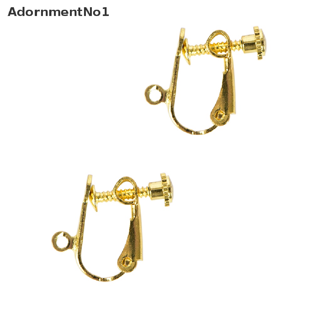 (AdornmentNo1) 10pcs / Set Klip / Jepit Anting Bentuk U Tanpa Tindik Untuk Membuat Perhiasan DIY