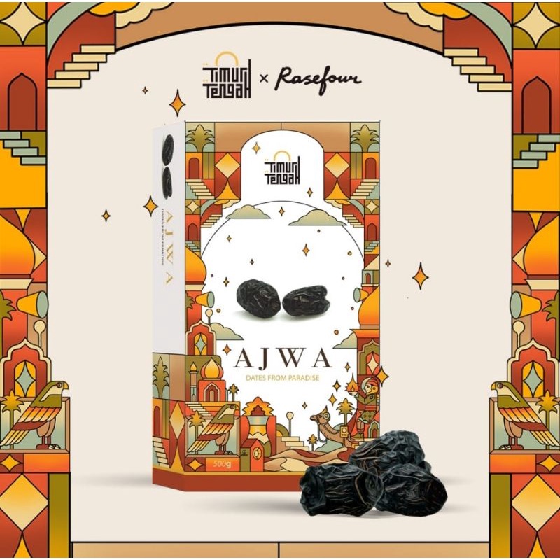 

Kurma Ajwa 500gr Premium Kurma Nabi Kurma Ajwa Asli Madinah 100% ORIGINAL Dari Timur Tengah