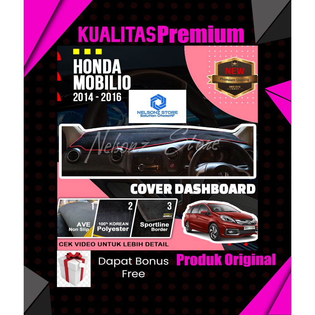 COVER DASHBOARD MOBILIO GEN1 ALAS DASHBOARD PELINDUNG DASHBOARD AKSESORIS DASHBOARD INTERIOR MOBIL