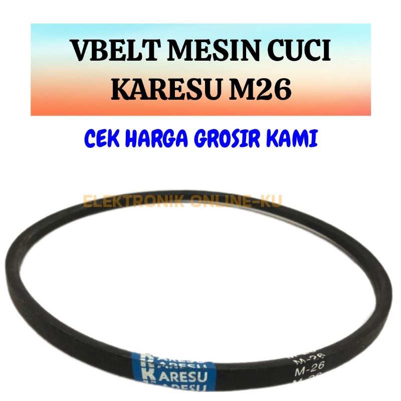 VBELT MESIN CUCI KARESU M26