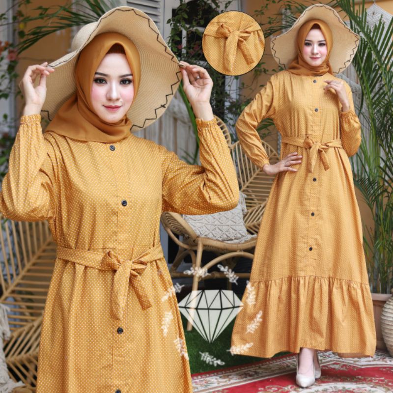 MAXY HARMONIC, KATUN PREMIUM, GAMIS HIJAB MUSLIM, MAXY DRESS