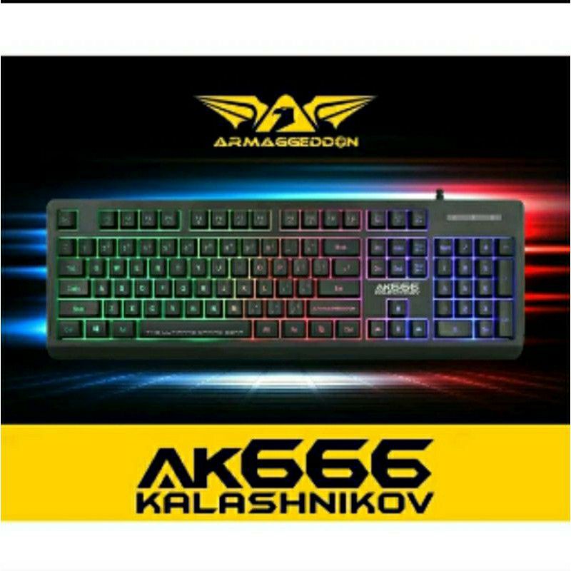 KEYBOARD Keboard Gaming Armagedon AK-666 AK666 AK 666 Armaggeddon ak666