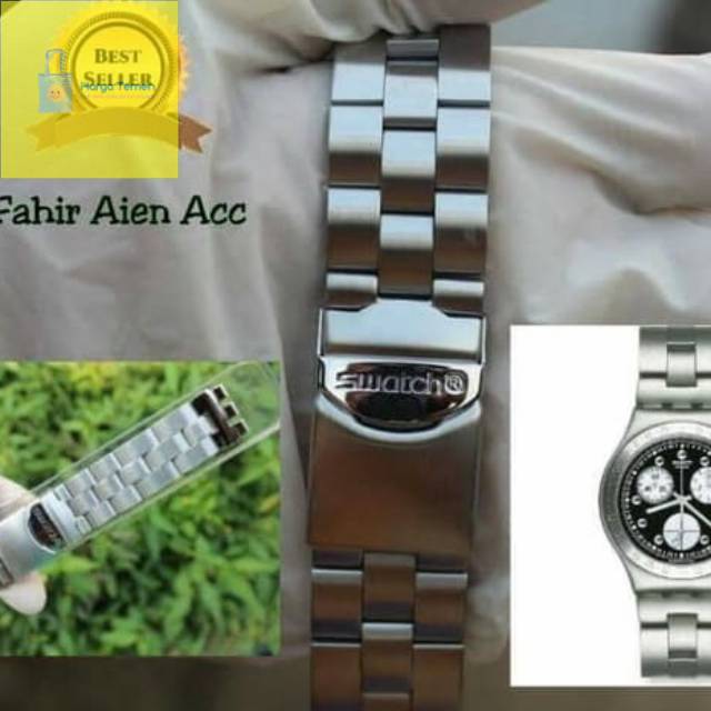Strap watch tali rantai jam tangan Swatch irony chrono TALI JAM TANGAN SWATCH IRONY CHRONO