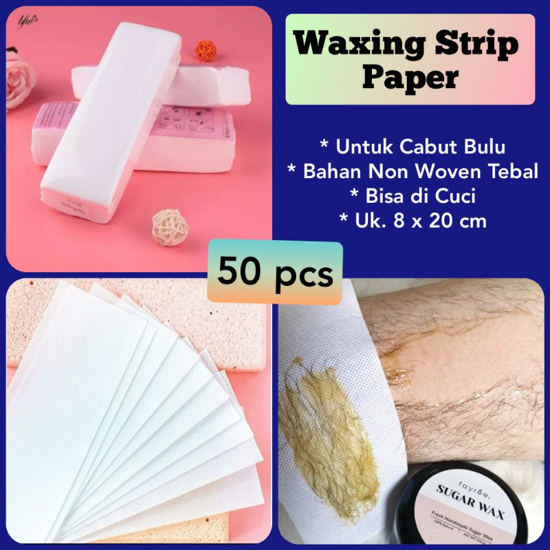 50 pcs Waxing Strip Paper / Kain Waxing