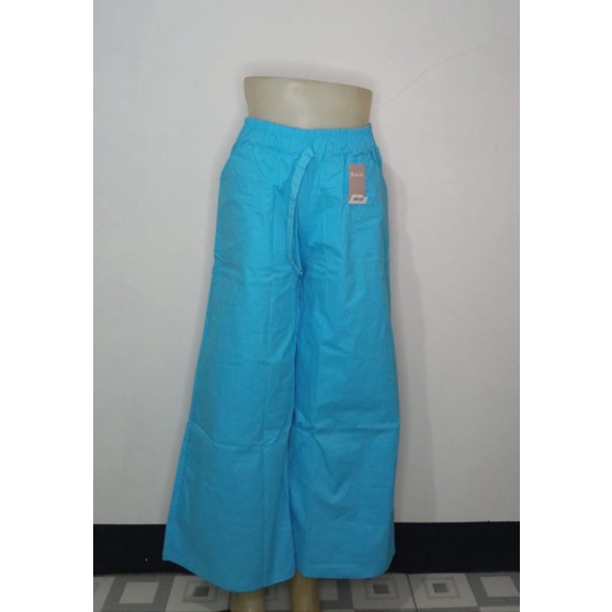Kulot polos bahan katun stret-Tosca muda