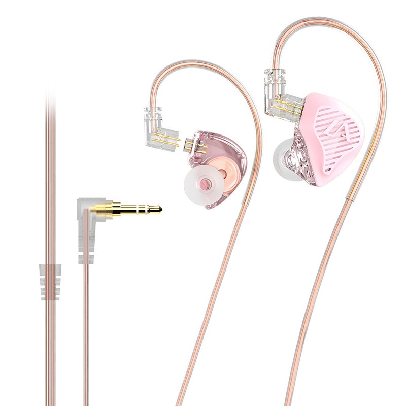 Dq9 Earphone In ear HIFI Dinamis Dengan Kabel Upgrade Bisa Dilepas Untuk Olahraga