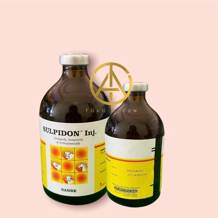 sulpidon 100ml - obat pereda sakit hewan