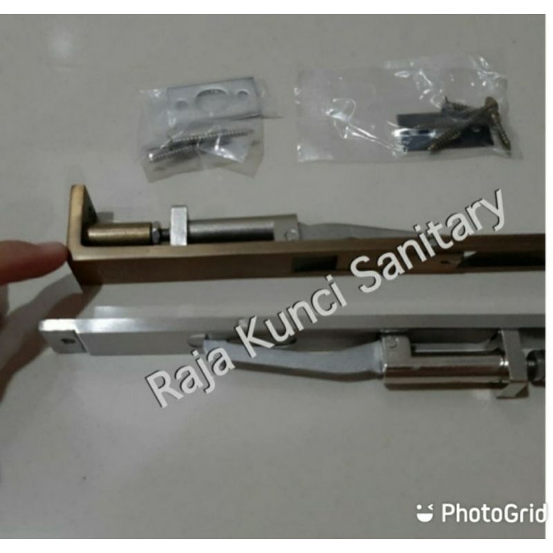 Grendel Tanam SES SPAIN Tebal 8&quot;/36&quot;/Flush Bolt/Stainless SUS 304/Grendel Tanam Kuningan Antik Brass