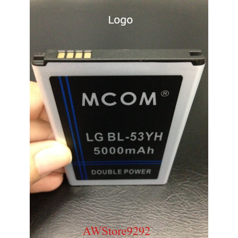 Mcom Battery Batre Baterai Double Power Mcom LG BL53YH BL-53YH G3 - G3 stylus