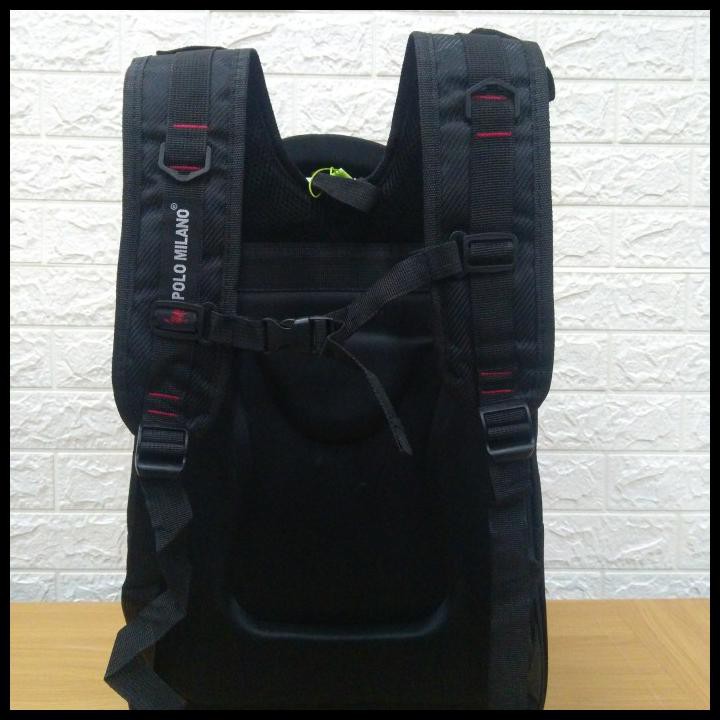 TAS, RANSEL, TAS PRIA, TAS PUNGGUNG, TAS POLO, TAS ORIGINAL, TAS EMBOS - HITAM