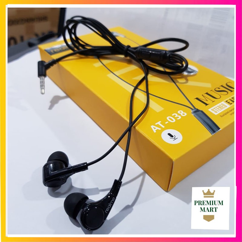 Headset / Earphone / Handsfree Realme AT-38 Stereo high Quality [PM]