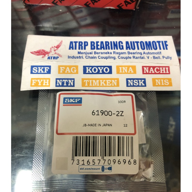 BALL BEARING 61900 2Z / 6900 ZZ  SKF ORIGINAL