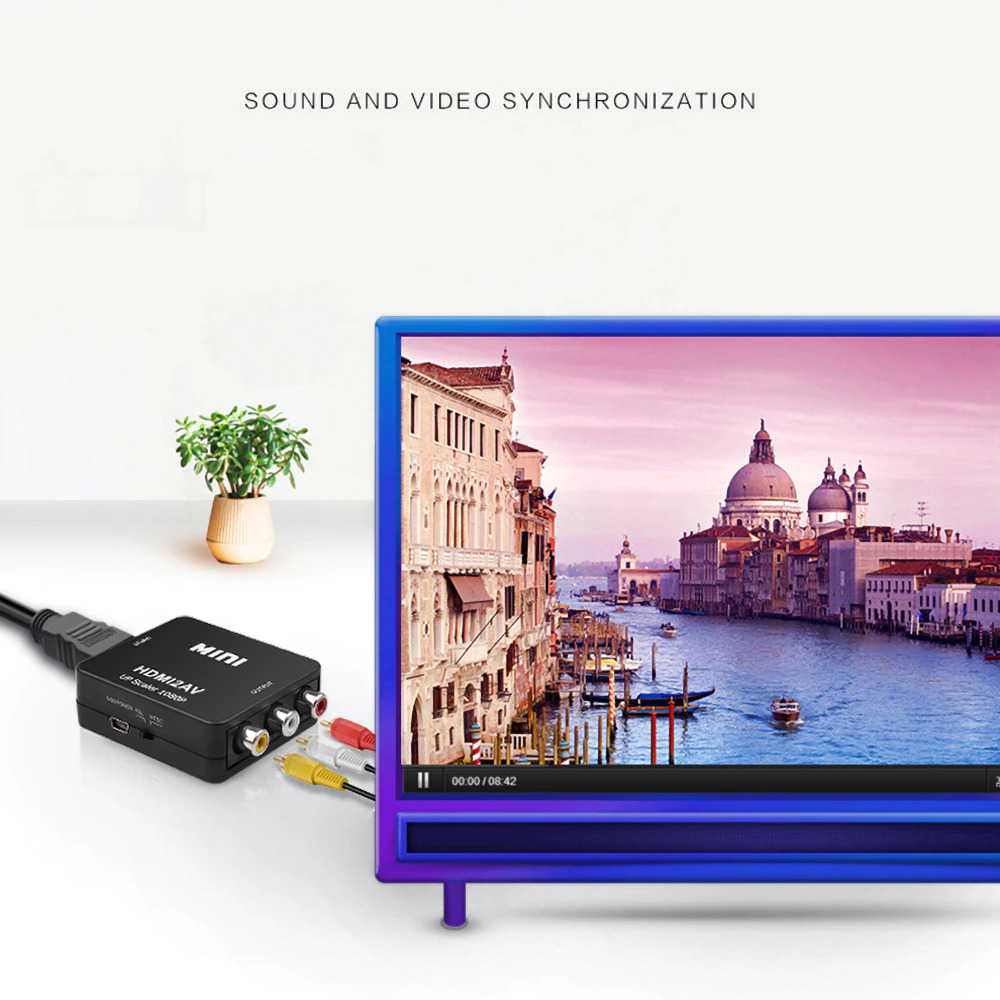 Kebidu Adapter Konverter HDMI to RCA AV 1080p - HDV-M710 ( Mughnii )