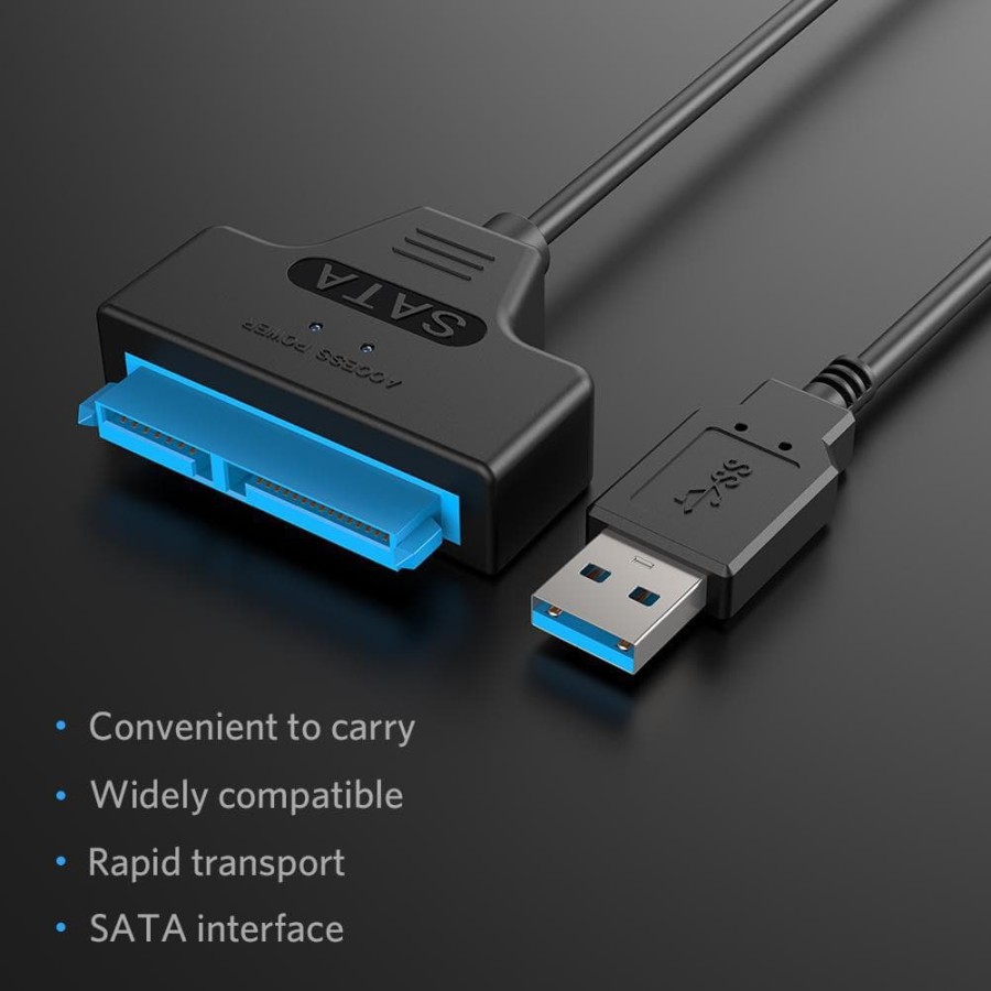 Kabel USB 3.0 TO SATA Converter Adapter (Buat di 2.5 Inch Hard Disk)# CABLE SATA USB 3.0