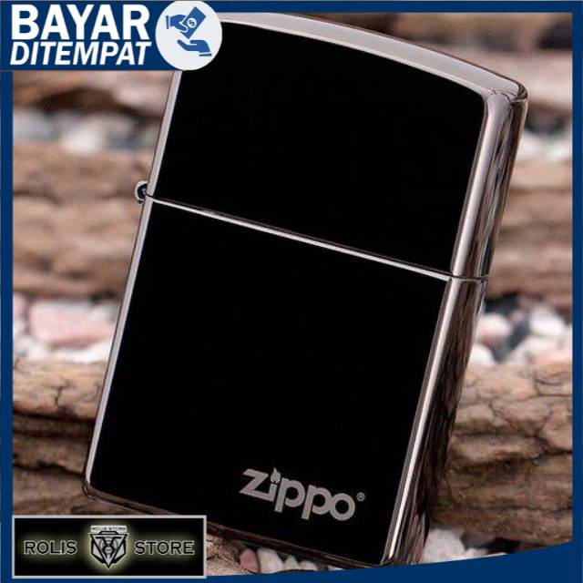 Korek Zippo Black Ice Grade Ori Korek Api Antik