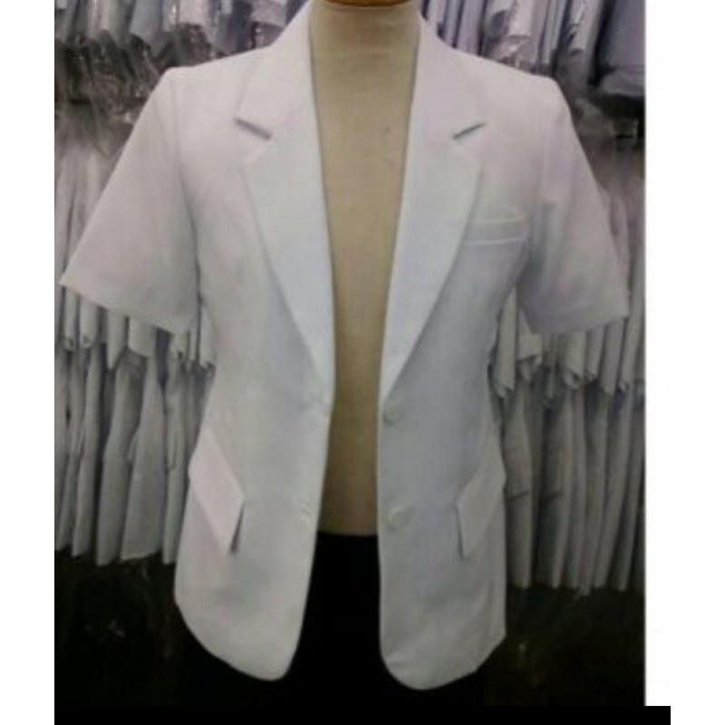 SNELLY  WANITA/ JAS DOKTER WANITA LENGAN PENDEK DUA SAUDARA MEDAN BAHAN SERAT