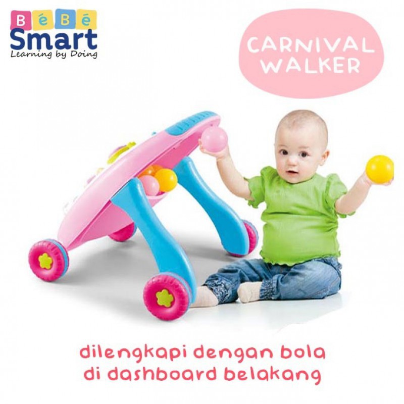 Bebe Smart Learn &amp; Giggle Carnival Baby Walker 6m+