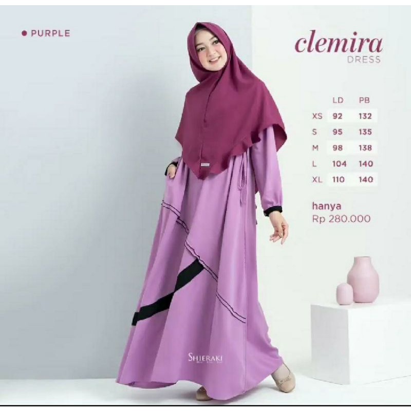 gamis clemira by shieraki