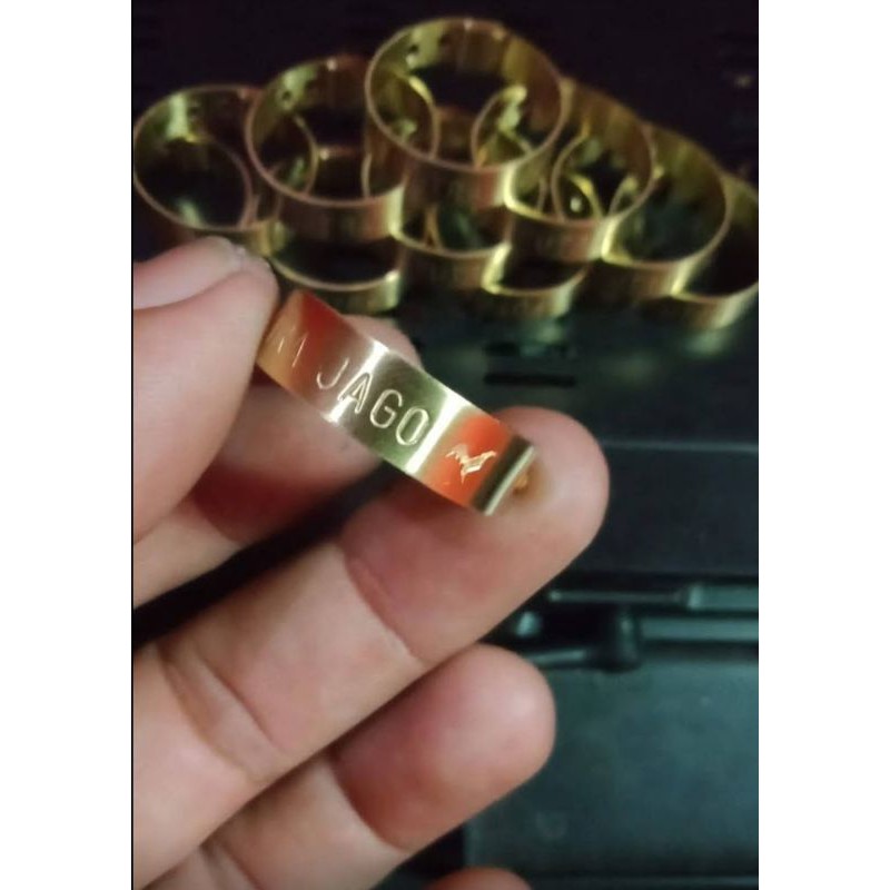 gelang kaki ayam harga per 1 biji.bahan logam Kuningan asli.